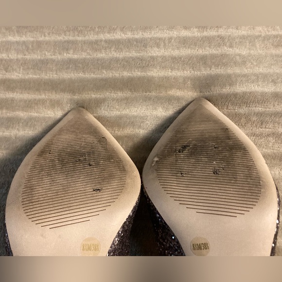 BCBGeneration Treasure High Heels Pointed Toe Shiny Taupe Pump Sz 8.5M (EU 38.5) - Picture 12 of 13